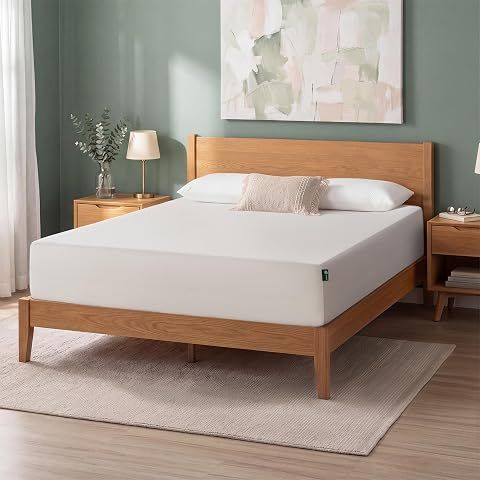 Zinus 12 Inch Queen Green Tea Memory Foam Mattress, Medium Firm Feel | Pressure-Rel...