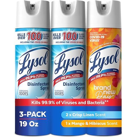 $14.29 for 3-Pack Lysol Disinfectant Spray