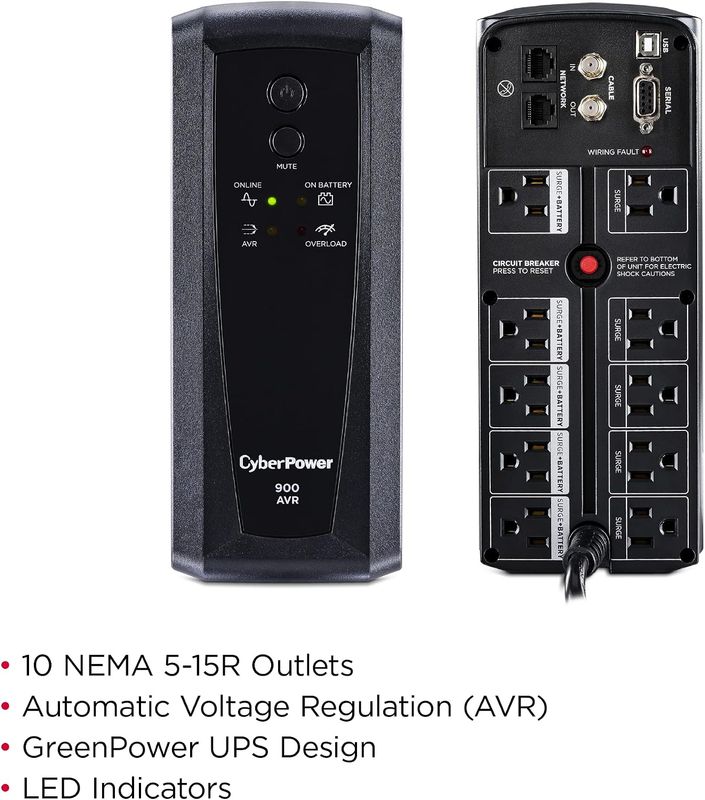 CyberPower CP1500AVRLCD UPS - Image 6