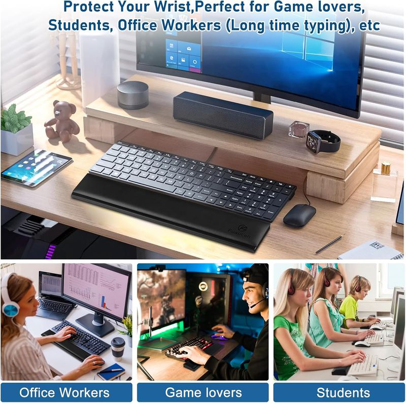 Keyboard Wrist Rest with Storage - Image 7