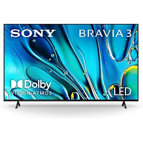 Sony 65-Inch Class 4K Ultra HD BRAVIA 3 LED Smart TV with Google TV Dolby Vision HD...