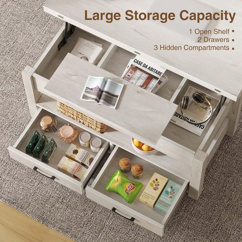 Rolanstar Lift Top Coffee Table - Image 7