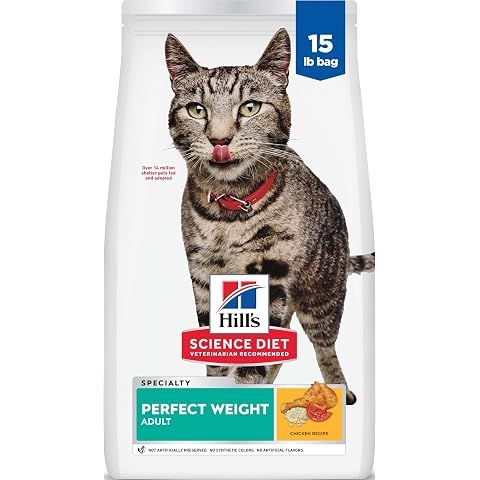 Hill's Science Diet, Perfect Weight, Adult, Dry Cat Food, 6.8kg | Hill's is Recomme...