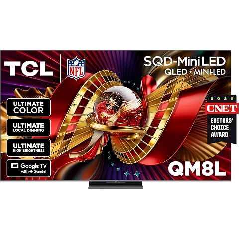 85" TCL QM8L 4K QLED TV for $2147.99