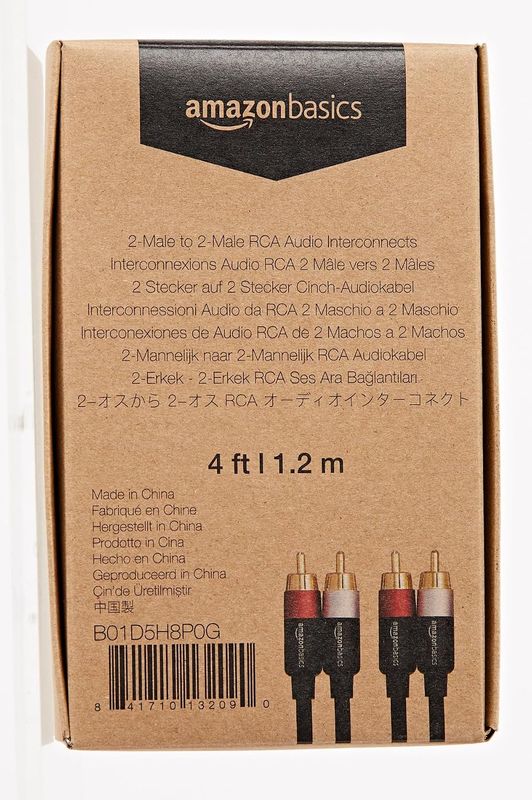 Amazon Basics 2 RCA Audio Cable - Image 12