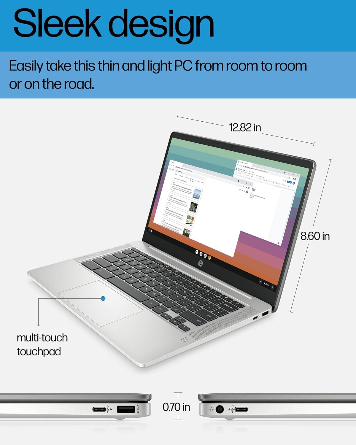 HP Chromebook 14 (14a-na0226nr, 2022) - Image 5