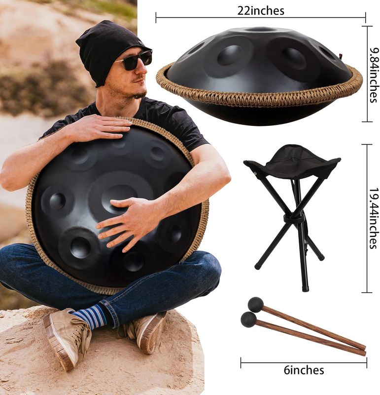 LOMUTY Handpan 22 inch D Minor - Image 13
