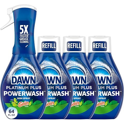 $10.61 for 4-Pack Dawn Powerwash Gain Original Dish Spray at Amazon