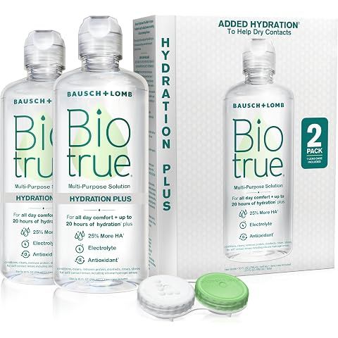 Biotrue Hydration Contact Lens Solution, 10 FL OZ (2 Pack)