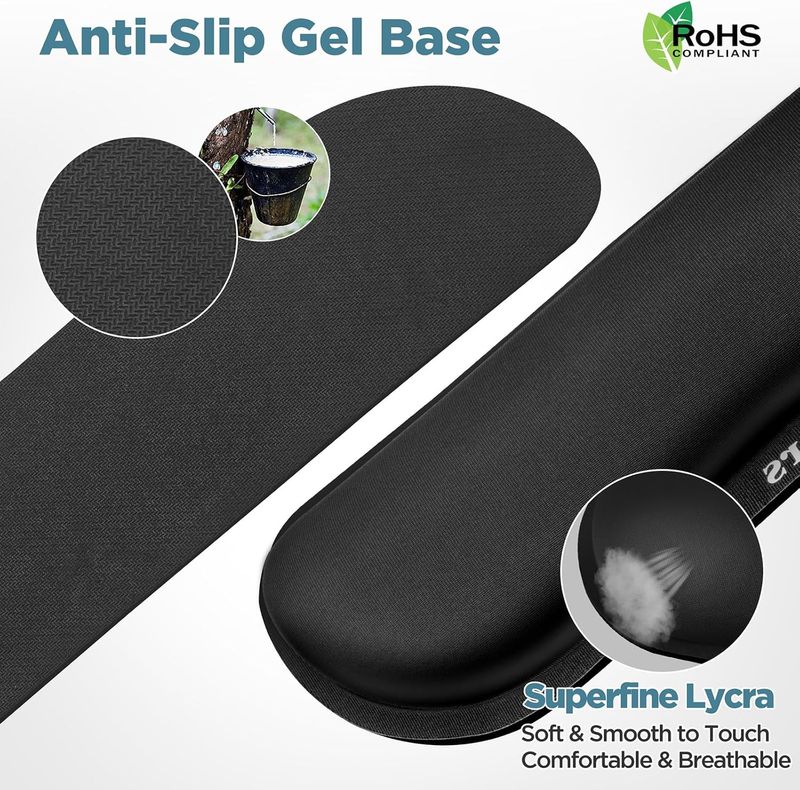 Gimars Gel Memory Foam Keyboard Wrist Rest - Image 11