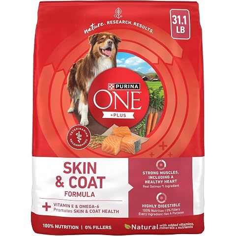 Purina ONE Natural, Sensitive Stomach Dry Dog Food, +Plus Skin & Coat Formula - 31....