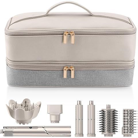 Travel Carrying Case for Shark Hair Dryer Flexstyle FlexFusion Airwrap Brush Double...