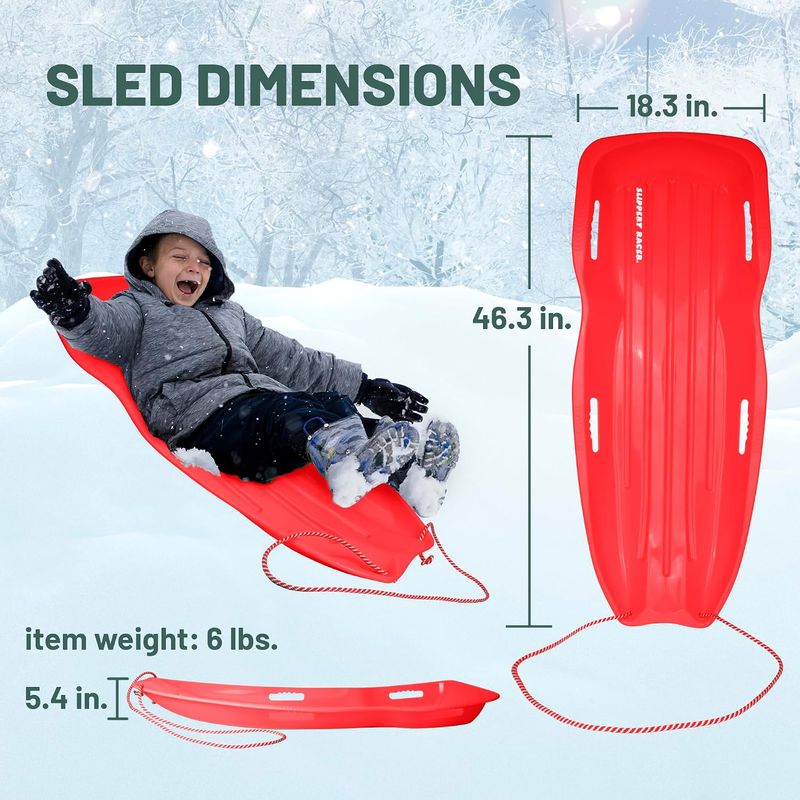 Slippery Racer Downhill Xtreme Toboggan - Image 5