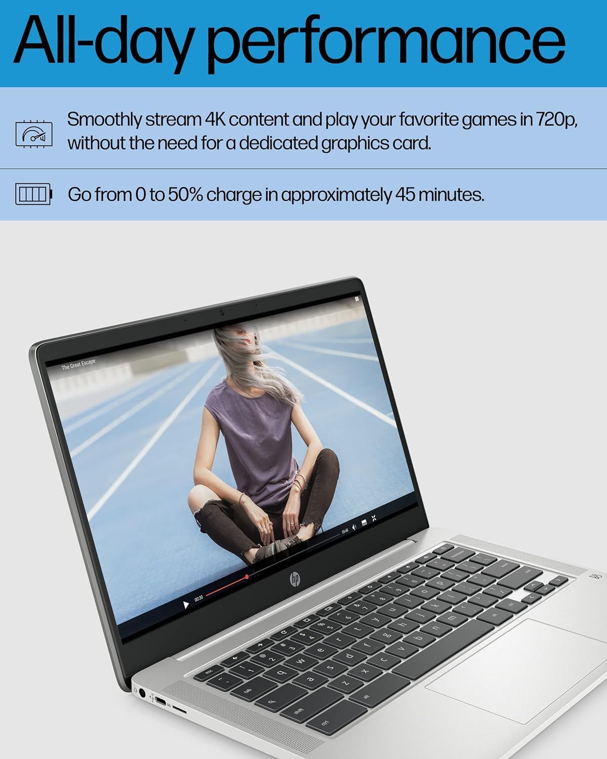HP Chromebook 14 (14a-na0226nr, 2022) - Image 4