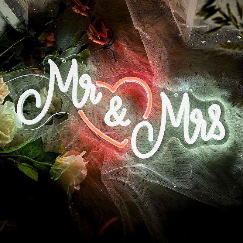 Mr and Mrs Neon Sign - Image 2