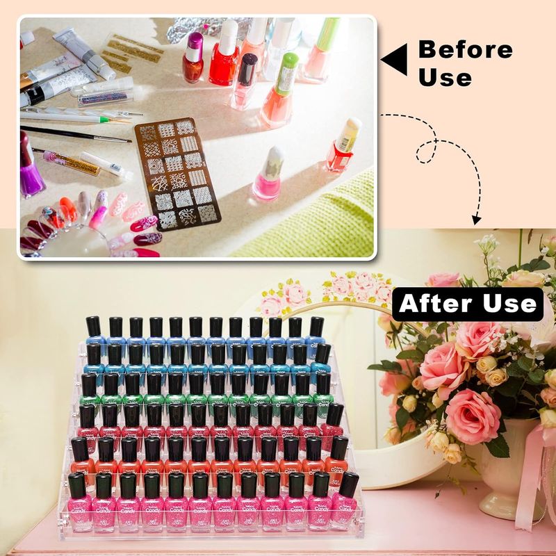 Acrylic Nail Polish Organizer Rack - Image 3