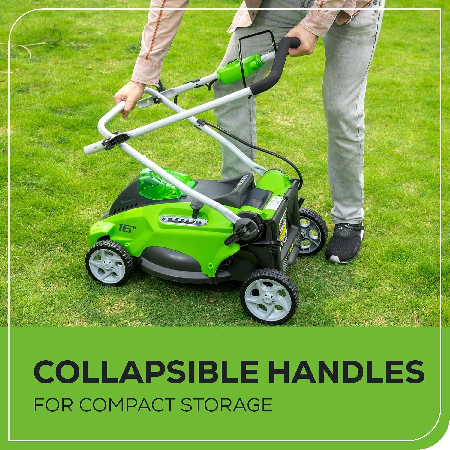 Greenworks 40V 16" Lawn Mower - Image 8