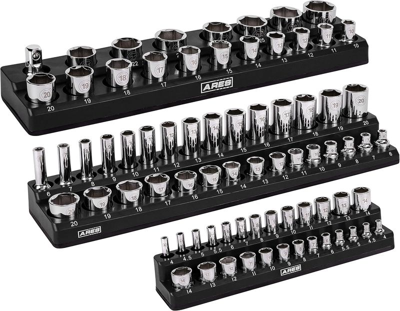 ARES Magnetic Socket Organizer Set - Image 10