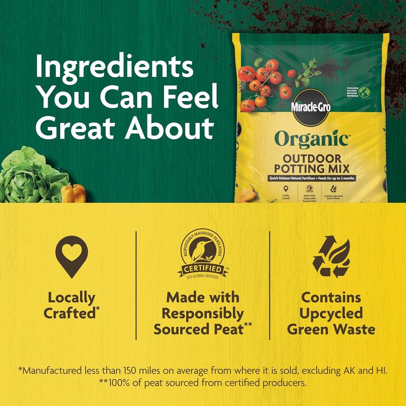 Miracle-Gro Organic Potting Mix - Image 5