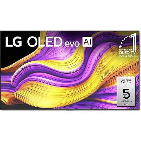 LG 65-Inch Class OLED evo AI Super Upscaling 4K G5 Series Smart TV w/Dolby Atmos, V...