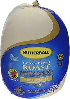 Butterball, Frozen Boneless Turkey Breast Roast with Gravy Packet, 3lbs.