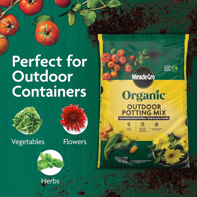 Miracle-Gro Organic Potting Mix - Image 3