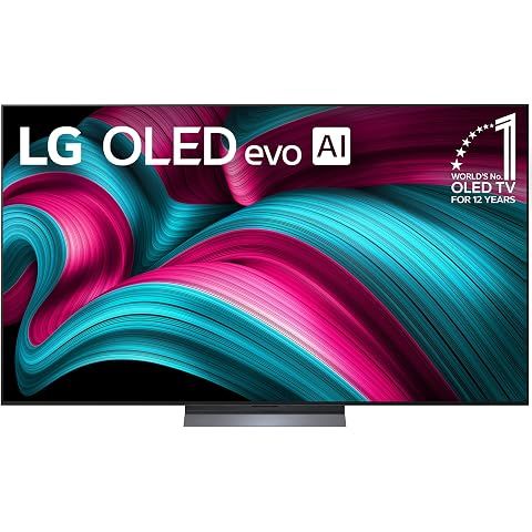 LG 77-Inch Class OLED evo AI 4K C5 Series Smart TV w/Dolby Atmos, Dolby Vision, HDR...