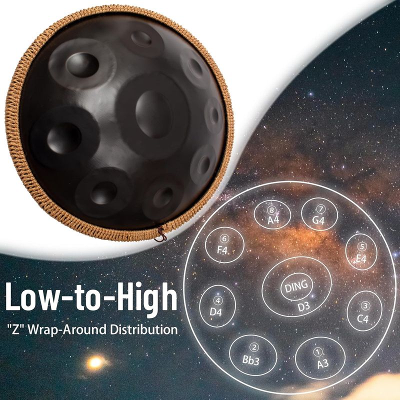 LOMUTY Handpan 22 inch D Minor - Image 12