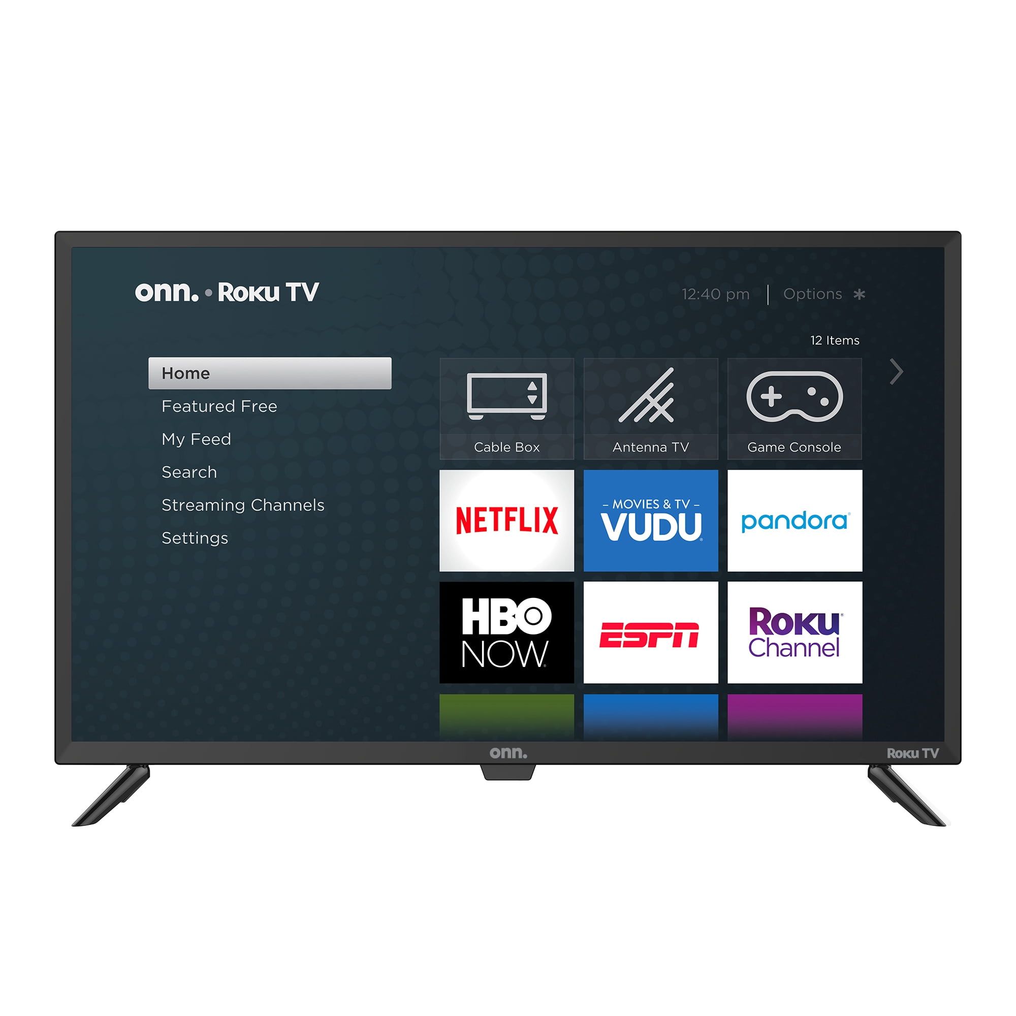 onn. 32" Class 720P HD LED Roku Smart TV HDR