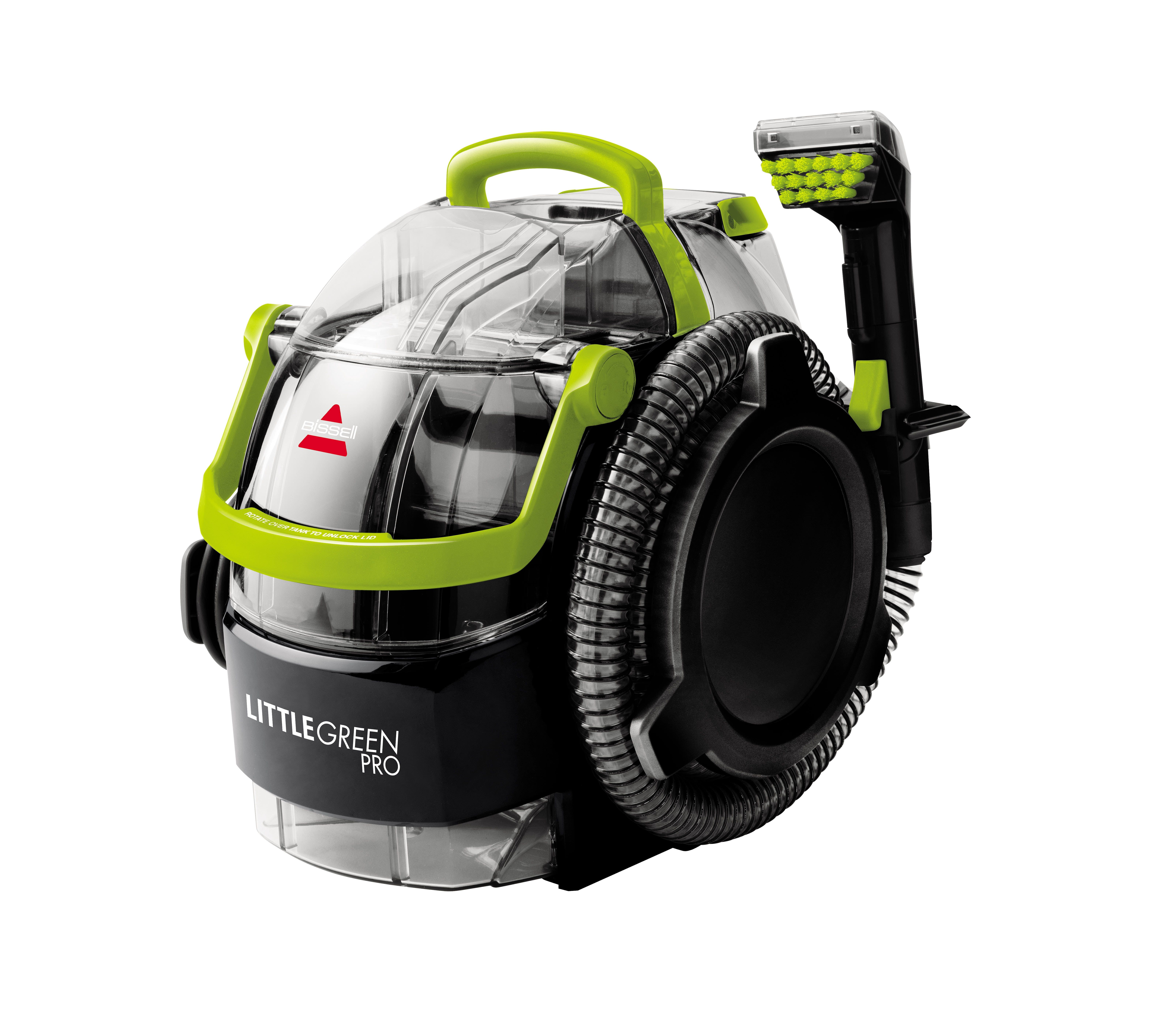 BISSELL Little Green Pet Pro Portable Carpet and Upholstery Deep Cleaner, Car/Auto Detailer with Self-Cleaning Tough Stain, Pet Hair Removal, Crevice Tool (3909)