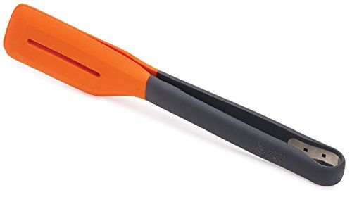 Joseph Joseph 10142 Turner Ergonomic Silicone Tongs, Orange
