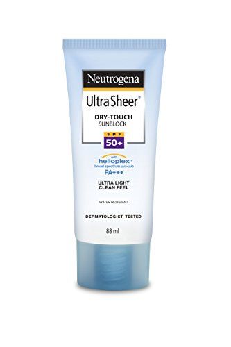 Neutrogena Ultra Sheer Dry-Touch Water Resistant and Non-Greasy Sunscreen Lotion with Broad Spectrum SPF 55, 3 fl. oz