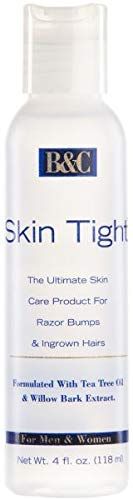B&C 1001 Skin Tight Ointment Regular For Razor Bumps & Ingrown Hair, for Men & Women, 4 Ounce (118ml)