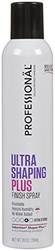 Professional by Natures Therapy Ultra Shaping Plus Hairspray, 10 oz