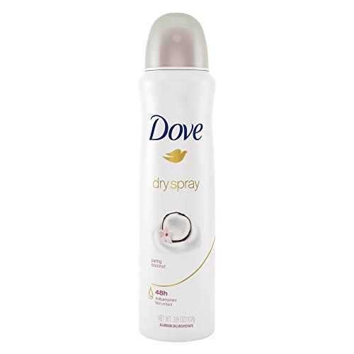 Dove Dry Spray Antiperspirant Deodorant Caring Coconut, 3.8 Ounce