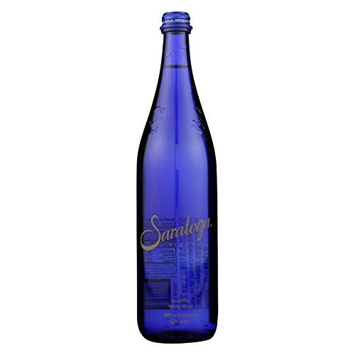 Saratoga Sparkling Spring Water - 28 oz. (Carbonated, Pack of 12 bottles)