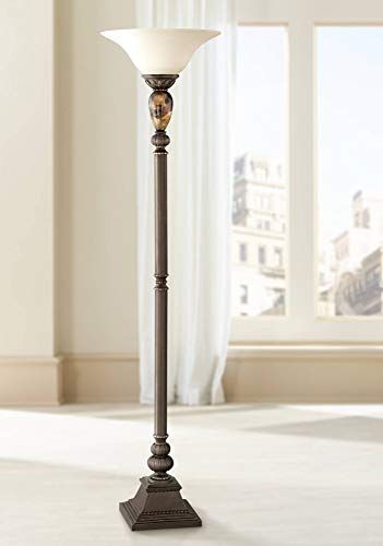 Kathy Ireland Mulholland 72" High Torchiere Floor Lamp