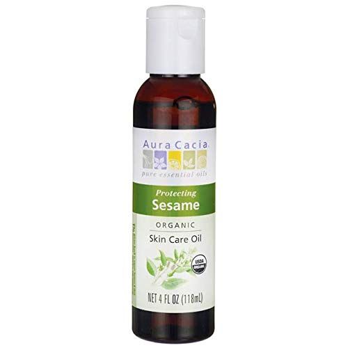 Aura Cacia Organic Skin Care Oil, Protecting Sesame, 4 Fluid Ounce