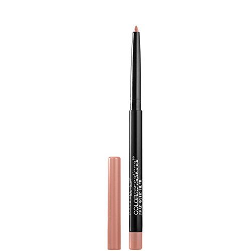 Maybelline New York Makeup Color Sensational Shaping Lip Liner, Nude Whisperer, Nude Lip Liner, 0.01 oz