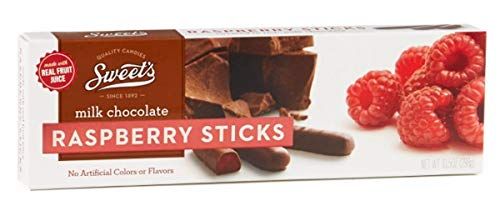 Sweets Candy Velvety Milk Chocolate Sticks,10 oz., Raspberry