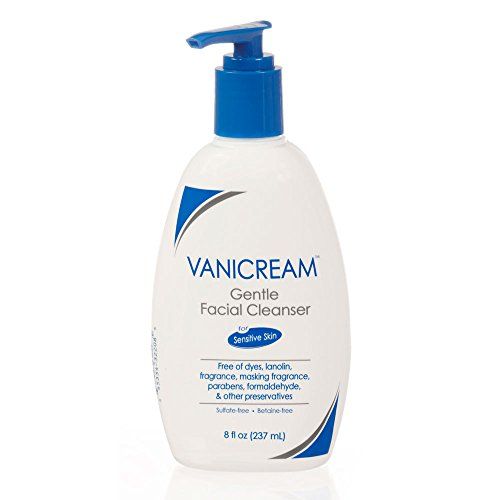 Vanicream Gentle Facial Cleanser with Pump Dispenser - 8 fl oz - Formulated Without Common Irritants for Those with Sensitive Skin