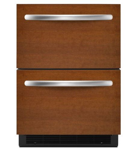 KitchenAid KDDO24RVX Architect II 5.1 Cu. Ft. Custom Panel Undercounter Built-In Drawer Refrigerator - Energy Star