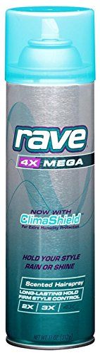 Rave Scented Hairspray 4X Mega