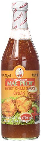 Mae Ploy Regular Chili Sauce Glass Bottle, 32 oz