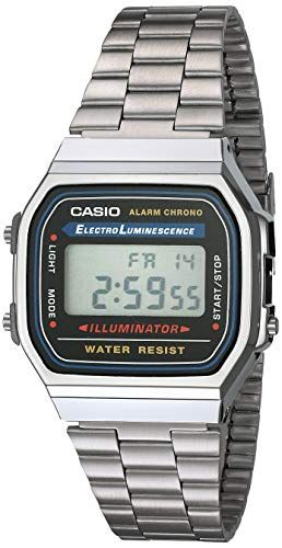 Casio Men's Vintage A168WA-1YES Electro Luminescence Watch