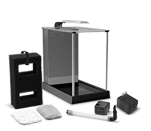 Fluval Spec III Aquarium Kit, 2.6-Gallon, Black