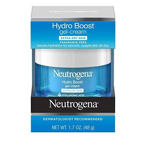 Neutrogena Hydro Boost Hyaluronic Acid Hydrating Face Moisturizer Gel-Cream to Hydrate and Smooth Extra-Dry Skin, 1.7 oz