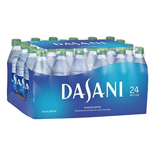 DASANI Purified Water Bottles Enhanced with Minerals, 16.9 fl oz, 24 Pack