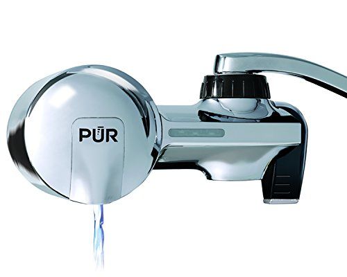 PUR (PFM400H) Chrome Horizontal Faucet Mount with MineralClear Filter, Chrome