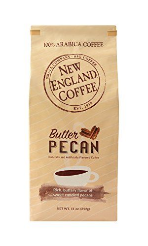 New England Coffee Butter Pecan Ground Coffee, 11 Ounce